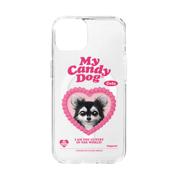 Cola the Chihuahua MyHeart Clear Gelhard Case (for MagSafe)