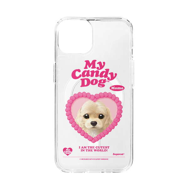 Momo the Cocker Spaniel MyHeart Clear Gelhard Case (for MagSafe)