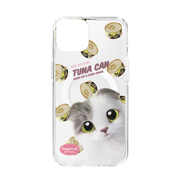 Duna’s Tuna Can New Patterns Clear Gelhard Case (for MagSafe)