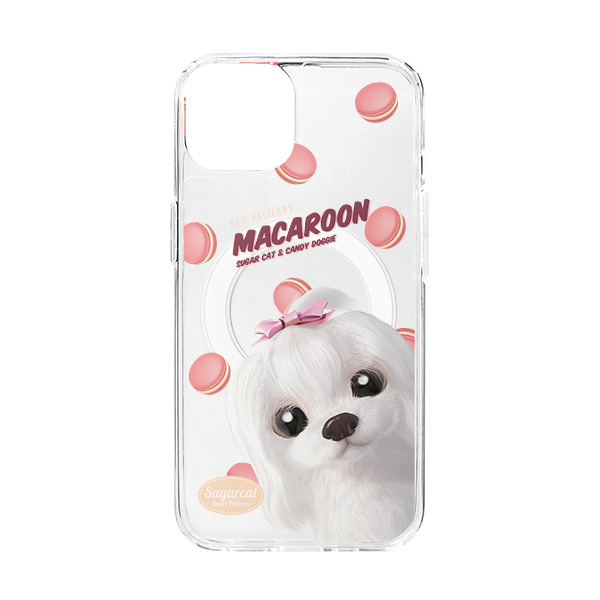 Iryn’s Macaroon New Patterns Clear Gelhard Case (for MagSafe)