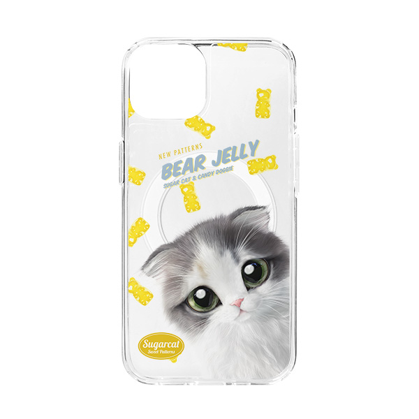 Joy the Kitten’s Gummy Baers Jelly New Patterns Clear Gelhard Case (for MagSafe)