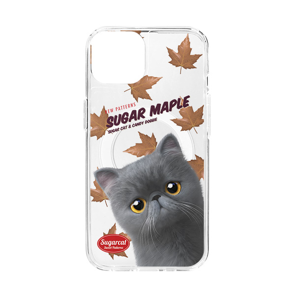 Maron’s Sugar Maple New Patterns Clear Gelhard Case (for MagSafe)