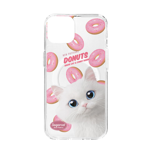 Soondooboo’s Donuts New Patterns Clear Gelhard Case (for MagSafe)