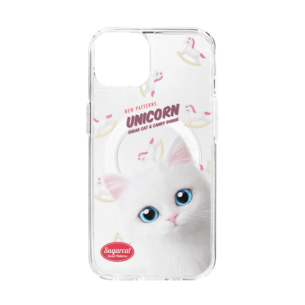 Venus’s Unicorn New Patterns Clear Gelhard Case (for MagSafe)