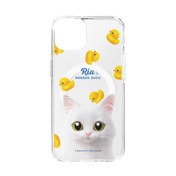 Ria’s Rubber Duck Clear Gelhard Case (for MagSafe)