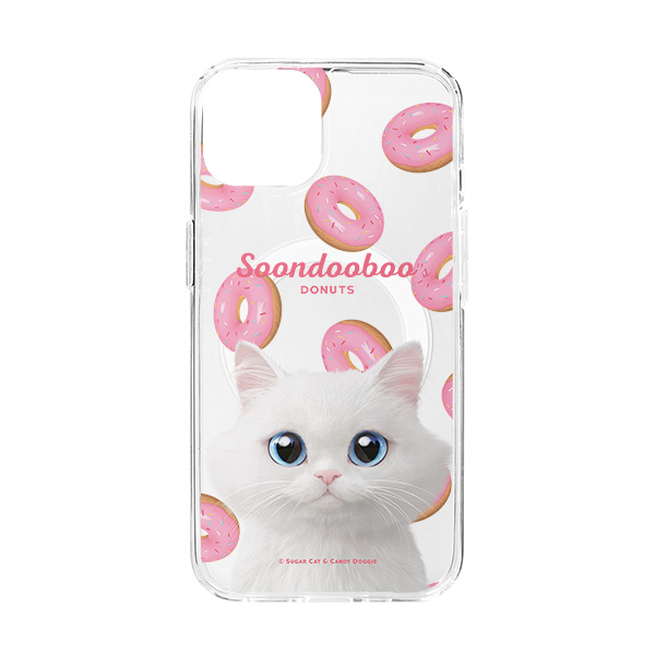 Soondooboo’s Donuts Clear Gelhard Case (for MagSafe)