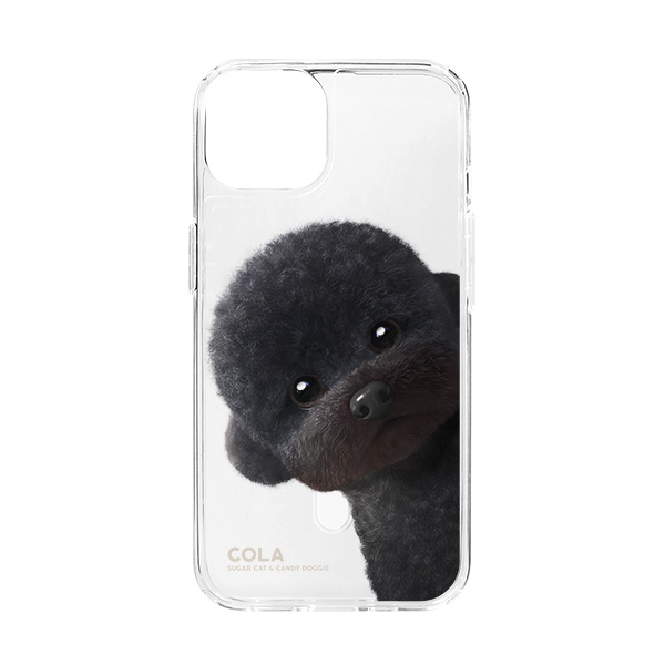 Cola the Medium Poodle Peekaboo Clear Gelhard Case (for MagSafe)