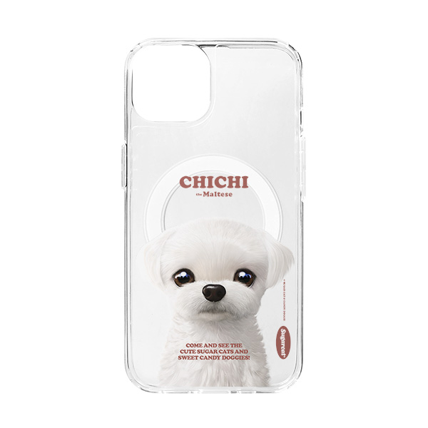 Chichi Retro Clear Gelhard Case (for MagSafe)
