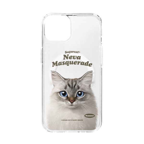 Summer the Neva Masquerade Type Clear Gelhard Case (for MagSafe)