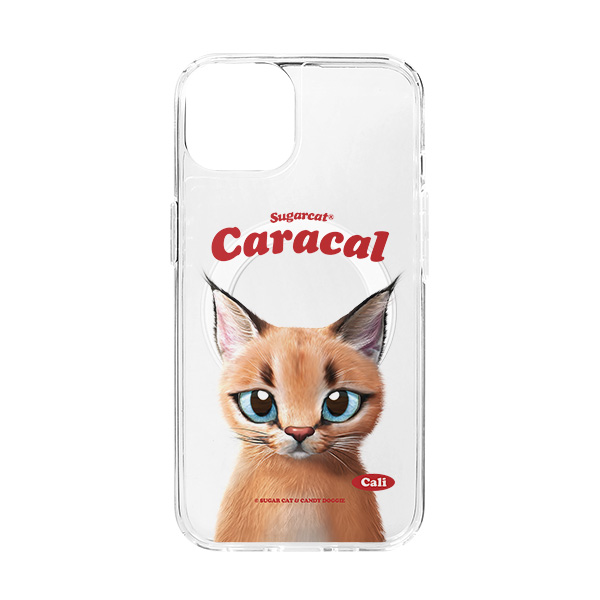 Cali the Caracal Type Clear Gelhard Case (for MagSafe)
