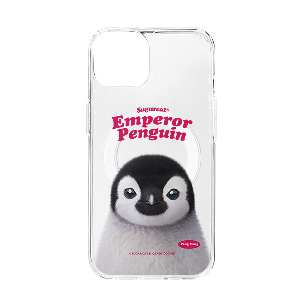 Peng Peng the Baby Penguin Type Clear Gelhard Case (for MagSafe)