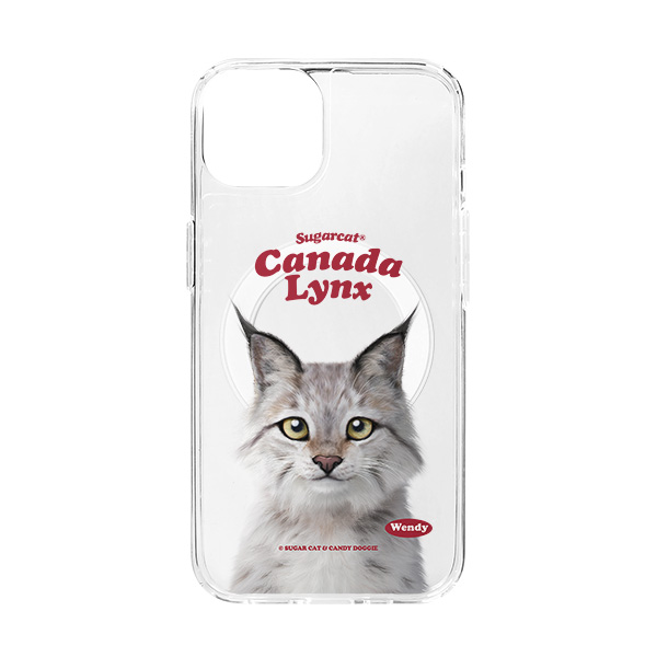 Wendy the Canada Lynx Type Clear Gelhard Case (for MagSafe)