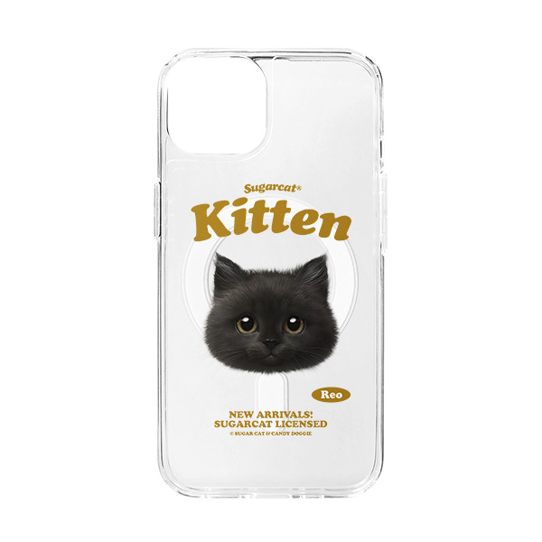 Reo the Kitten TypeFace Clear Gelhard Case (for MagSafe)