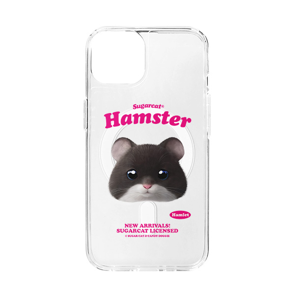 Hamlet the Hamster TypeFace Clear Gelhard Case (for MagSafe)