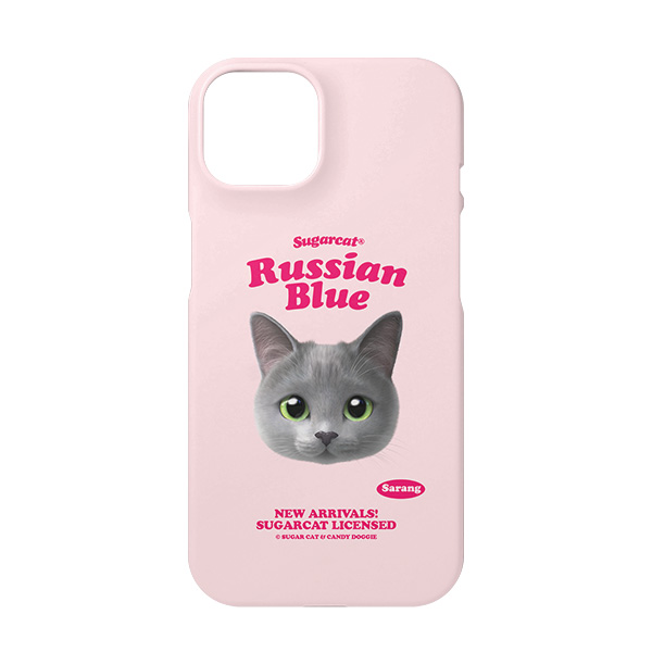 Sarang the Russian Blue TypeFace Case
