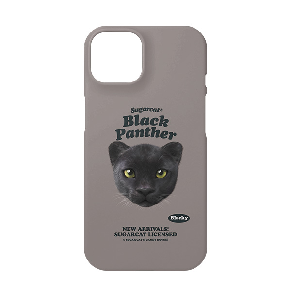 Blacky the Black Panther TypeFace Case
