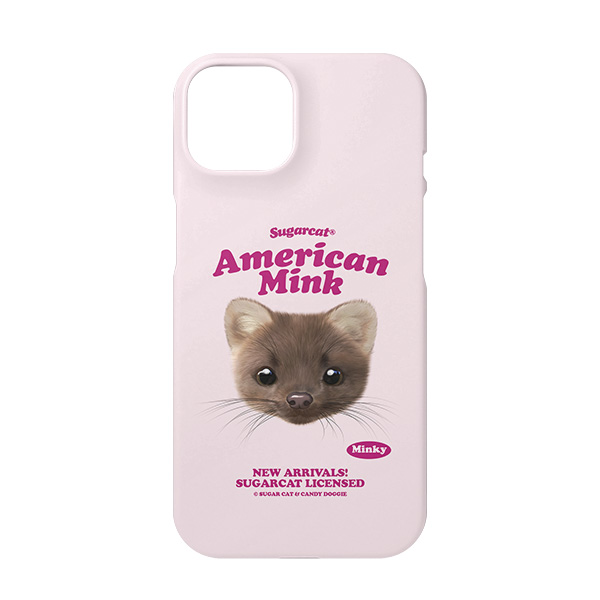 Minky the American Mink TypeFace Case