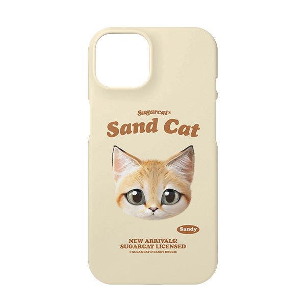 Sandy the Sand cat TypeFace Case