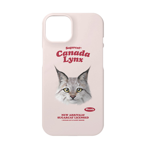 Wendy the Canada Lynx TypeFace Case