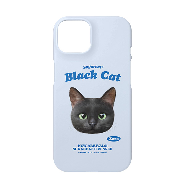 Zoro the Black Cat TypeFace Case