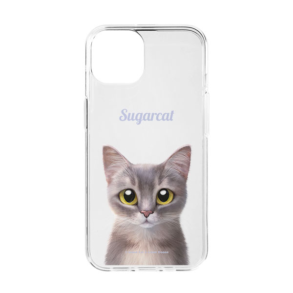 Leo the Abyssinian Blue Cat Simple Clear Jelly/Gelhard Case
