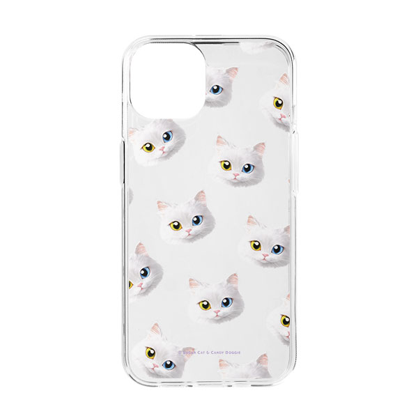 Darae Face Patterns Clear Jelly Case