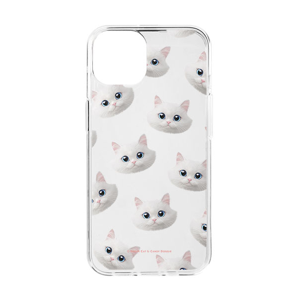 Soondooboo Face Patterns Clear Jelly Case