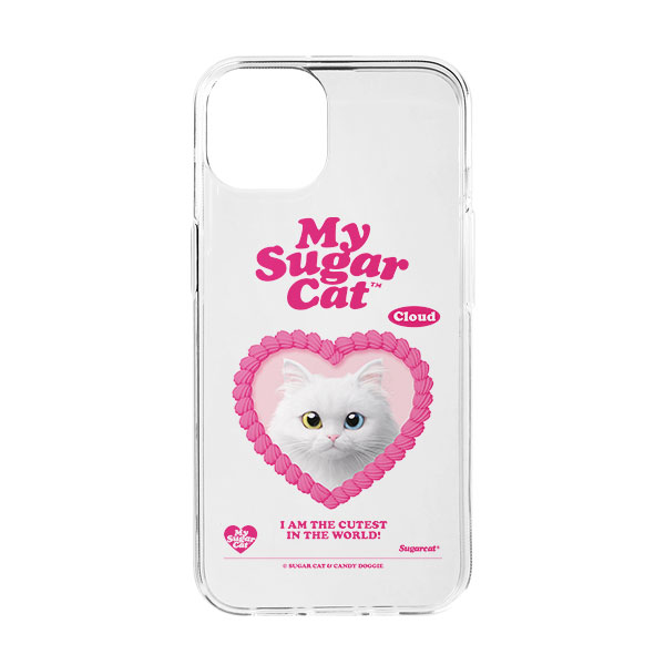 Cloud the Persian Cat MyHeart Clear Jelly/Gelhard Case