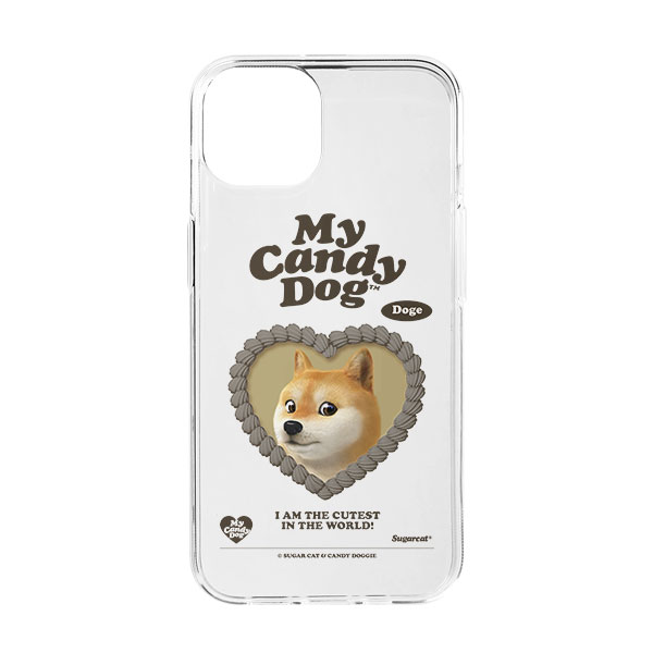 Doge the Shiba Inu (GOLD ver.) MyHeart Clear Jelly/Gelhard Case