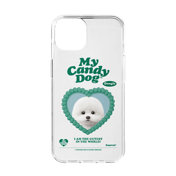 Dongle the Bichon MyHeart Clear Jelly/Gelhard Case
