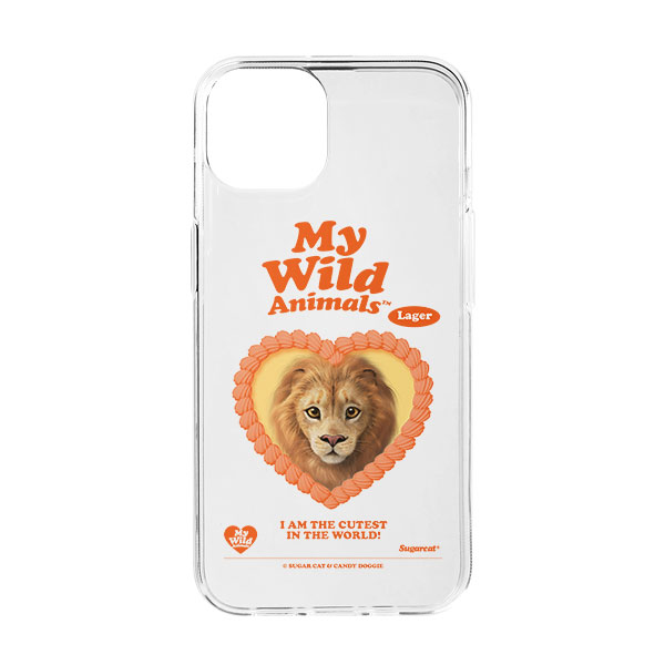 Lager the Lion MyHeart Clear Jelly/Gelhard Case