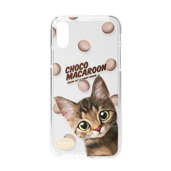 Goodzi’s Choco Macaroon New Patterns Clear Jelly Case