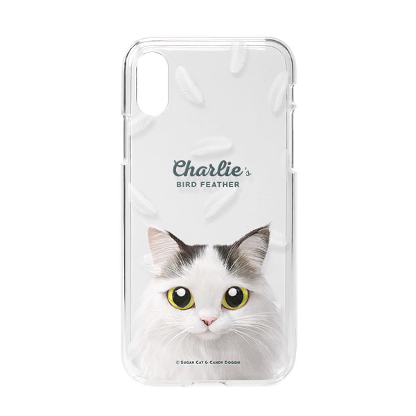 Charlie’s Bird Feather Clear Jelly Case