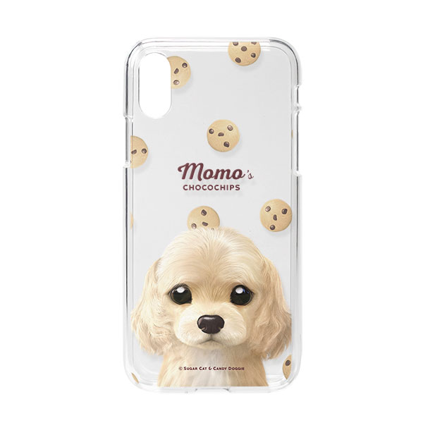 Momo the Cocker Spaniel’s Chocochips Clear Jelly Case