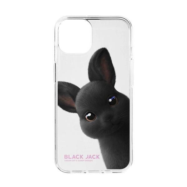 Black Jack the Rabbit Peekaboo Clear Jelly/Gelhard Case