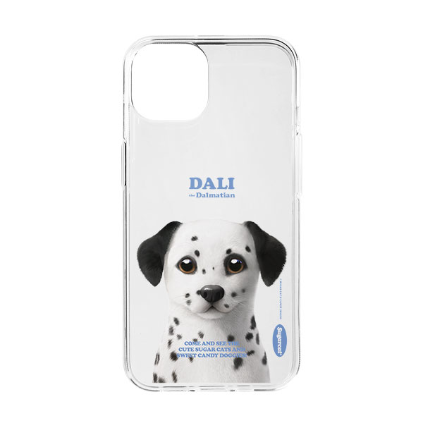 Dali the Dalmatian Retro Clear Jelly/Gelhard Case