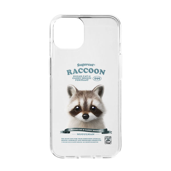 Nugulman the Raccoon New Retro Clear Jelly/Gelhard Case