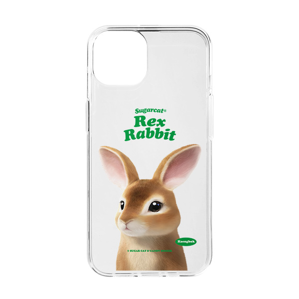 Haengbok the Rex Rabbit Type Clear Jelly/Gelhard Case