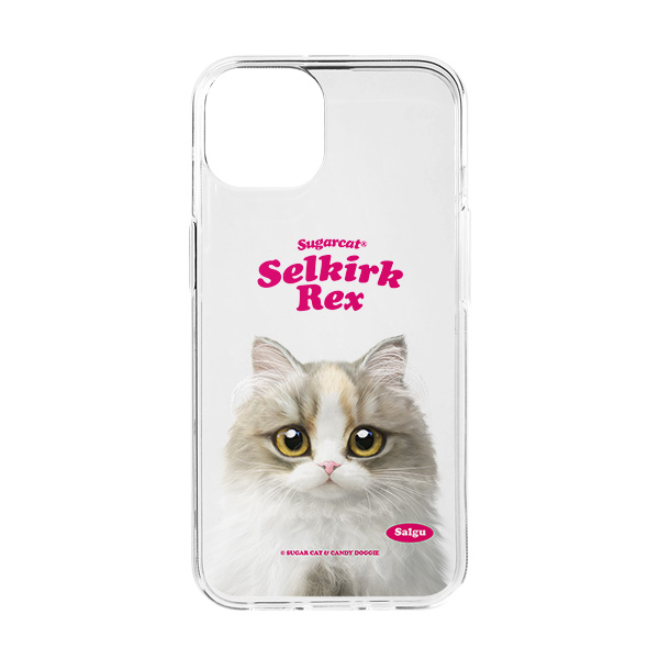 Salgu the Selkirk Rex Type Clear Jelly/Gelhard Case