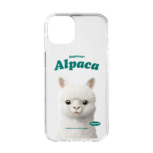 Angsom the Alpaca Type Clear Jelly/Gelhard Case