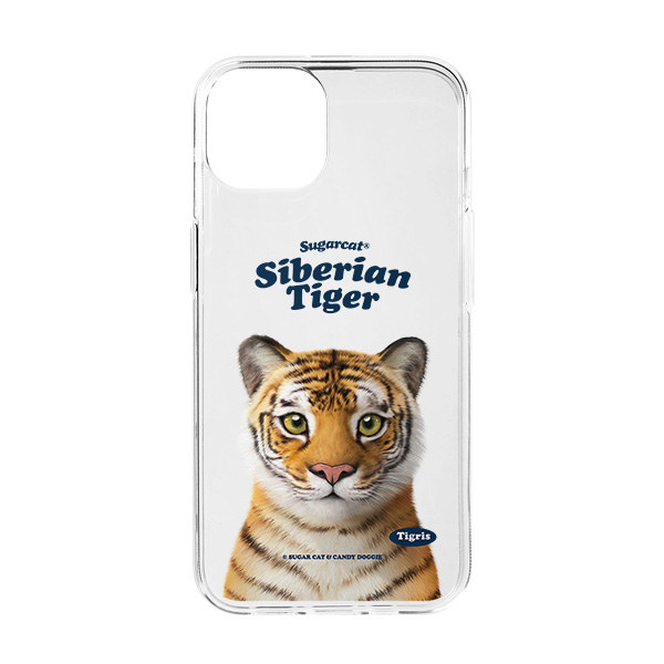 Tigris the Siberian Tiger Type Clear Jelly/Gelhard Case