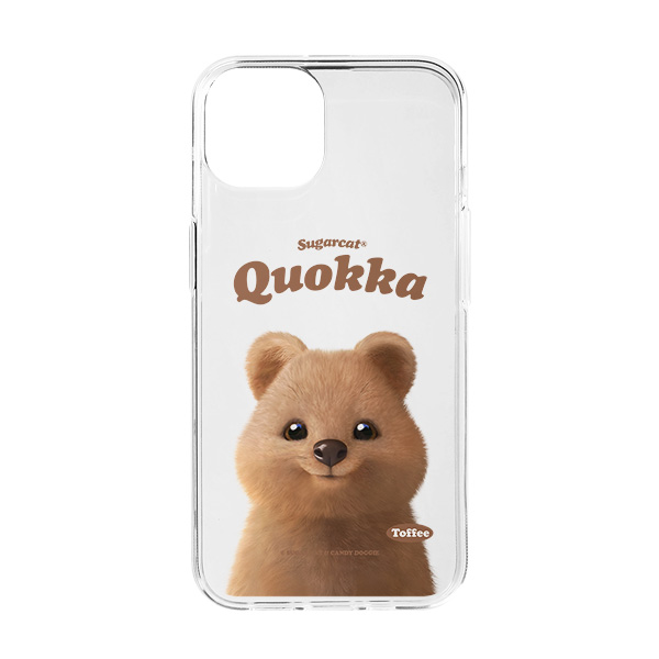 Toffee the Quokka Type Clear Jelly/Gelhard Case