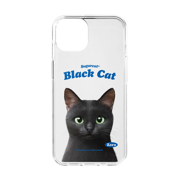 Zoro the Black Cat Type Clear Jelly/Gelhard Case