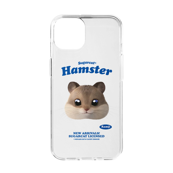 Ramji the Hamster TypeFace Clear Jelly/Gelhard Case