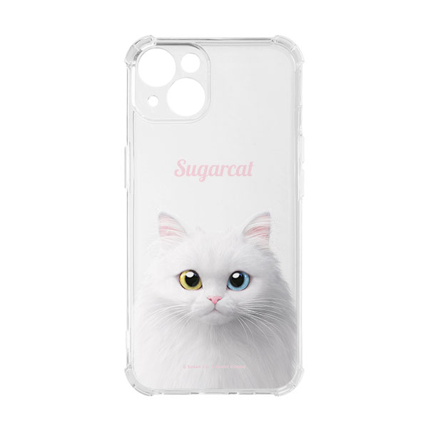 Cloud the Persian Cat Simple Shockproof Jelly Case