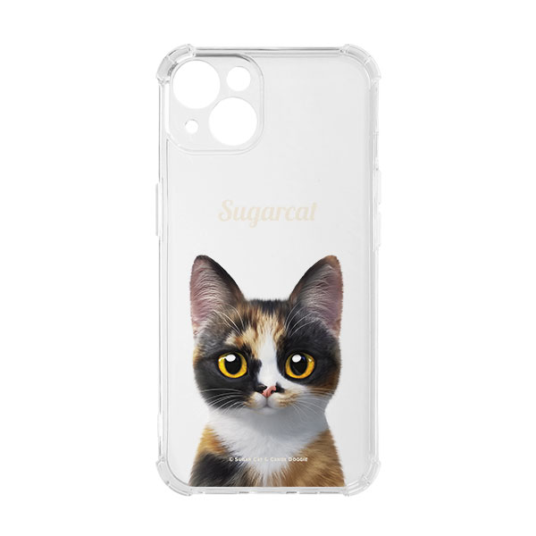 Mayo the Tricolor cat Simple Shockproof Jelly/Gelhard Case