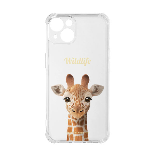 Capri the Giraffe Simple Shockproof Jelly Case