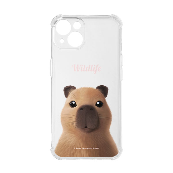 Capybara the Capy Simple Shockproof Jelly/Gelhard Case