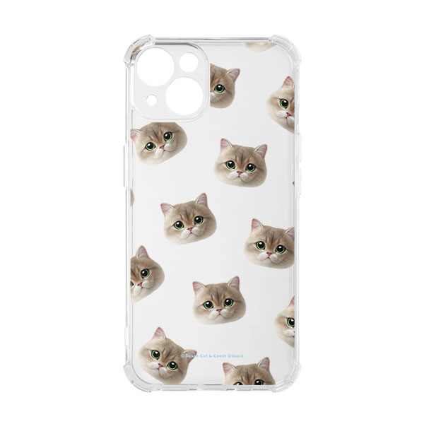 Christmas the British Shorthair Face Patterns Shockproof Jelly/Gelhard Case
