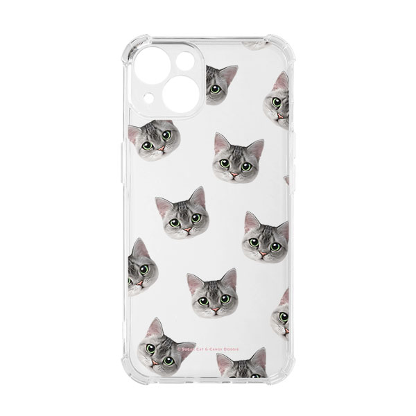 Cookie the American Shorthair Face Patterns Shockproof Jelly/Gelhard Case